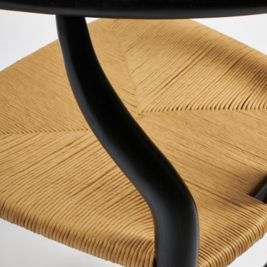 Стул Tetchair WISHBONE mod.CB2212 дерево вяз, 5750.579.5, черный