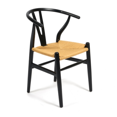Стул Tetchair WISHBONE mod.CB2212 дерево вяз, 5750.579.5, черный