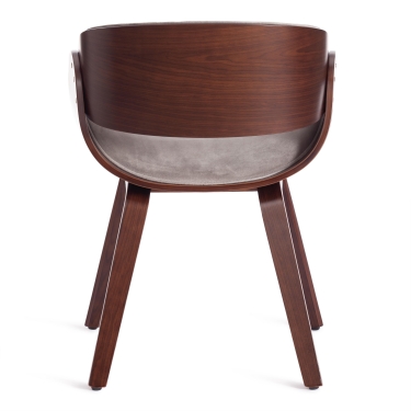 Стул Tetchair LANDO mod.8036 дерево / ткань, орех/серый
