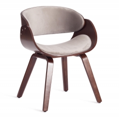 Стул Tetchair LANDO mod.8036 дерево / ткань, орех/серый