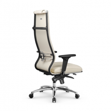 Кресло руководителя Мetta L 1m 50M/2D Infinity Easy Clean MPES Комплект 1 Молочное