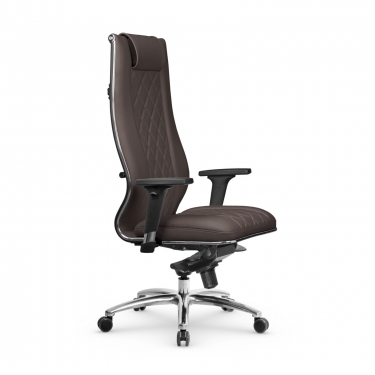 Кресло руководителя Мetta L 1m 50M/2D Infinity Easy Clean MPES Комплект 1 Темно-коричневое