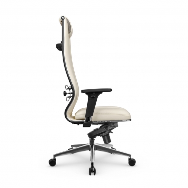 Кресло руководителя Мetta L 1m 50M/2D Infinity Easy Clean MPES Комплект 2 Молочное