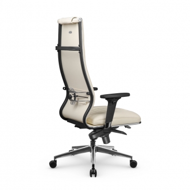 Кресло руководителя Мetta L 1m 50M/2D Infinity Easy Clean MPES Комплект 2 Молочное