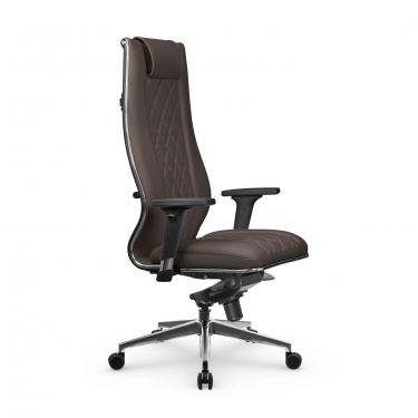 Кресло руководителя Мetta L 1m 50M/2D Infinity Easy Clean MPES Комплект 2 Темно-коричневое