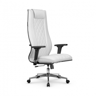 Кресло руководителя Мetta L 1m 50M/2D Infinity Easy Clean MPES Комплект 3 Белое