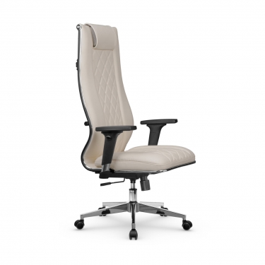Кресло руководителя Мetta L 1m 50M/2D Infinity Easy Clean MPES Комплект 3 Светло-бежевое