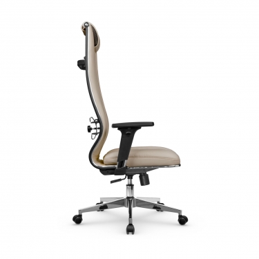 Кресло руководителя Мetta L 1m 50M/2D Infinity Easy Clean MPES Комплект 3 Темно-бежевое