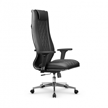 Кресло руководителя Мetta L 1m 50M/2D Infinity Easy Clean MPES Комплект 3 Черное
