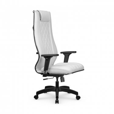 Кресло руководителя Мetta L 1m 50M/2D Infinity Easy Clean MPES Комплект 4 Белое