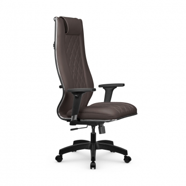 Кресло руководителя Мetta L 1m 50M/2D Infinity Easy Clean MPES Комплект 4 Темно-коричневое