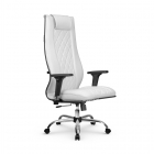 Кресло руководителя Мetta L 1m 50M/2D Infinity Easy Clean MPES Комплект 5 Белое