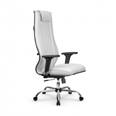 Кресло руководителя Мetta L 1m 50M/2D Infinity Easy Clean MPES Комплект 5 Белое