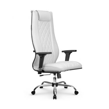 Кресло руководителя Мetta L 1m 50M/2D Infinity Easy Clean MPES Комплект 5 Белое