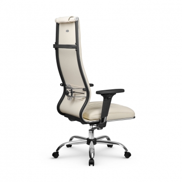 Кресло руководителя Мetta L 1m 50M/2D Infinity Easy Clean MPES Комплект 5 Молочное