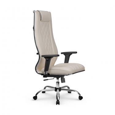 Кресло руководителя Мetta L 1m 50M/2D Infinity Easy Clean MPES Комплект 5 Светло-бежевое