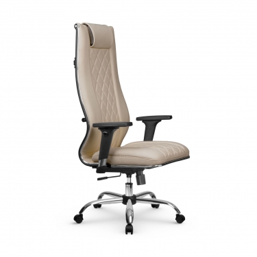 Кресло руководителя Мetta L 1m 50M/2D Infinity Easy Clean MPES Комплект 5 Темно-бежевое