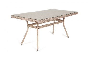 Плетеный стол Латте YH-T4766G-1 beige
