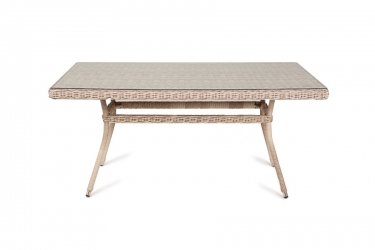 Плетеный стол Латте YH-T4766G-1 beige