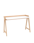 Стол письменный Stool group Pyramid 118х53 белый / светлое дерево