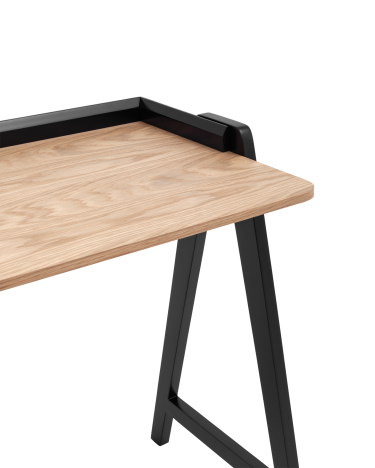 Стол письменный Stool group Pyramid 118х53 светлое дерево / черный