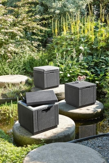 Пуф-сундук Cube Графит