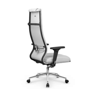 Кресло руководителя Мetta L 1m 50M/2D Infinity Easy Clean MPES Комплект 7 Белое