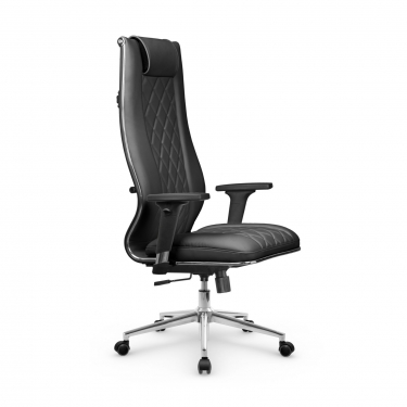 Кресло руководителя Мetta L 1m 50M/2D Infinity Easy Clean MPES Комплект 7 Черное