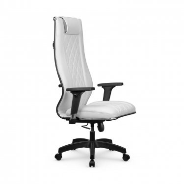 Кресло руководителя Мetta L 1m 50M/2D Infinity Easy Clean MPES Комплект 8 Белое