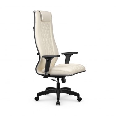 Кресло руководителя Мetta L 1m 50M/2D Infinity Easy Clean MPES Комплект 8 Молочное