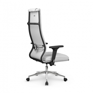Кресло руководителя Мetta L 1m 50M/2D Infinity Easy Clean MPES Комплект 9 Белое