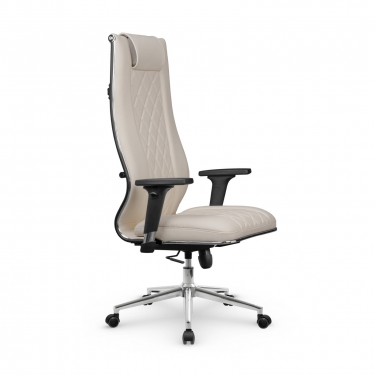 Кресло руководителя Мetta L 1m 50M/2D Infinity Easy Clean MPES Комплект 9 Светло-бежевое