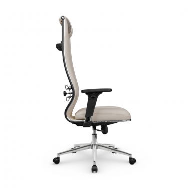 Кресло руководителя Мetta L 1m 50M/2D Infinity Easy Clean MPES Комплект 9 Светло-бежевое