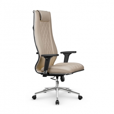 Кресло руководителя Мetta L 1m 50M/2D Infinity Easy Clean MPES Комплект 9 Темно-бежевое