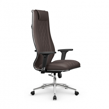 Кресло руководителя Мetta L 1m 50M/2D Infinity Easy Clean MPES Комплект 9 Темно-коричневое