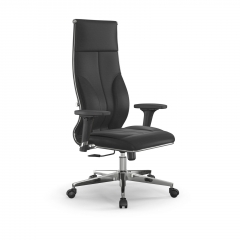 Кресло руководителя Метта Мetta L 1m 46/2D Infinity Easy Clean MPES Комплект 3 Черное