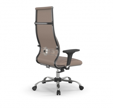 Кресло руководителя Мetta L 1m 46/2D Infinity Easy Clean MPES Комплект 5 Темно-бежевое