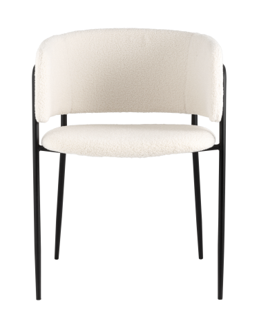 Стул Stool group Нэлли ткань букле Белый