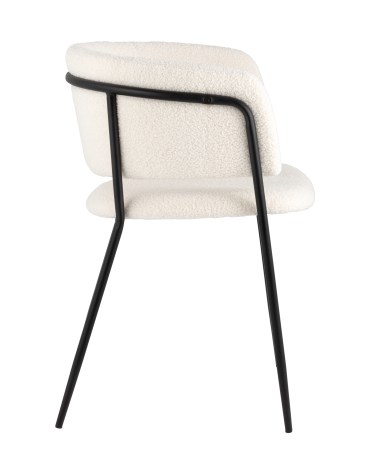 Стул Stool group Нэлли ткань букле Белый