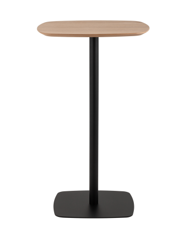 Стол барный Stool group Form 60х60, Светлое дерево / черный