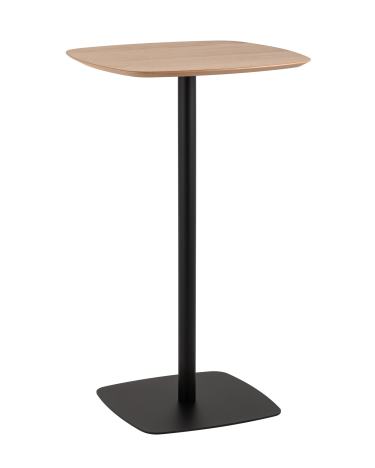 Стол барный Stool group Form 60х60, Светлое дерево / черный