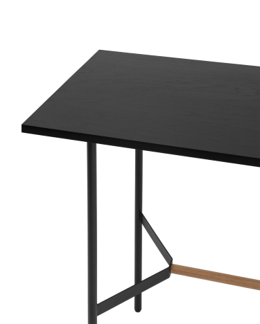 Стол барный Stool group Knobb 120х60 черный