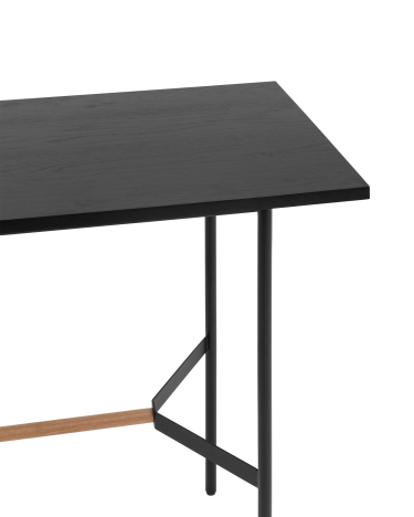 Стол барный Stool group Knobb 120х60 черный