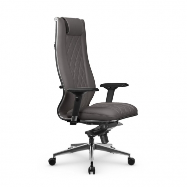 Кресло руководителя МЕТТА L 1m 50M/4D Infinity Easy Clean MPES Комплект 2 Серое