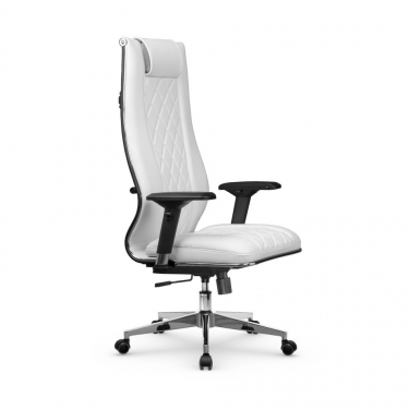Кресло руководителя МЕТТА L 1m 50M/4D Infinity Easy Clean MPES Комплект 3 Белое
