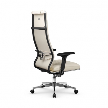 Кресло руководителя МЕТТА L 1m 50M/4D Infinity Easy Clean MPES Комплект 3 Молочное