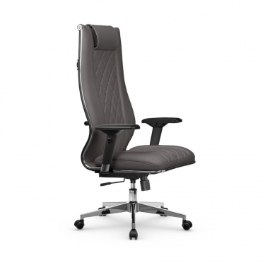 Кресло руководителя МЕТТА L 1m 50M/4D Infinity Easy Clean MPES Комплект 3 Серое