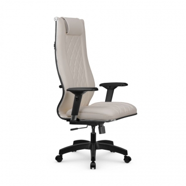 Кресло руководителя МЕТТА L 1m 50M/4D Infinity Easy Clean MPES Комплект 4 Светло-бежевое