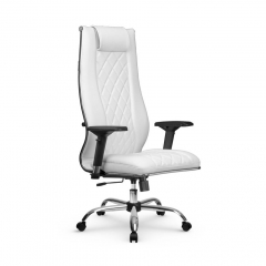 Кресло руководителя Метта МЕТТА L 1m 50M/4D Infinity Easy Clean MPES Комплект 5 Белое