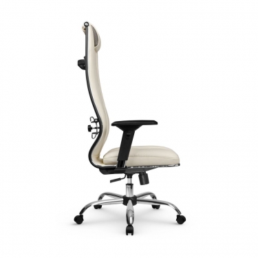 Кресло руководителя МЕТТА L 1m 50M/4D Infinity Easy Clean MPES Комплект 5 Молочное